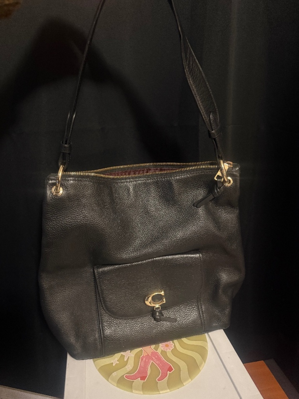 black coach hobo bag